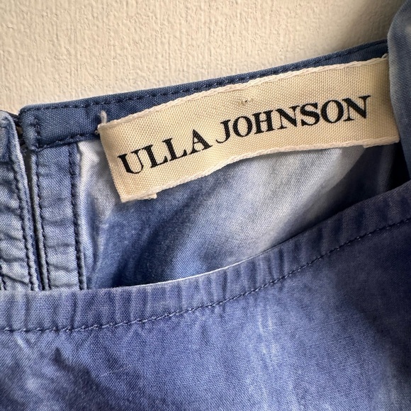 Ulla Johnson Blue Puff Sleeve Top - Picture 2 of 7